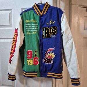 REBEL MINDS VARSITY JACKET MEN'S SIZE M